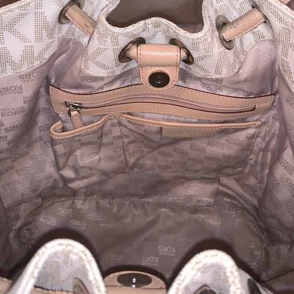 Michael Kors Tan Monogram Handbag - Picture 7 of 7